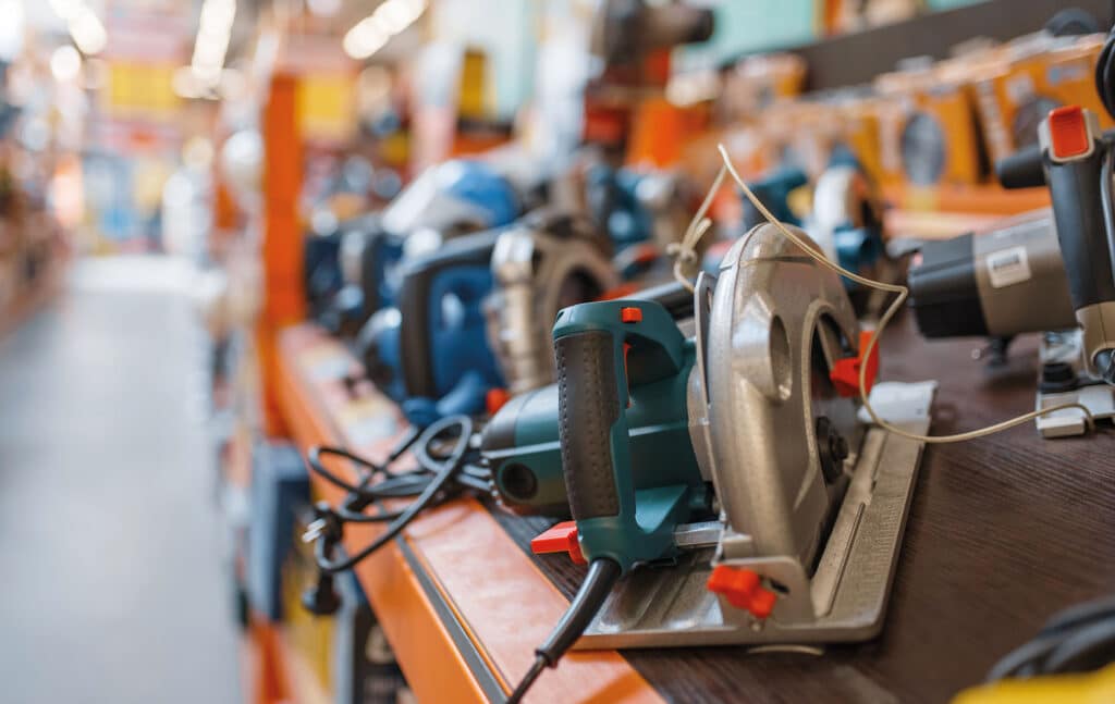 Inventaires dans une cha&icirc;ne de magasins de bricolage