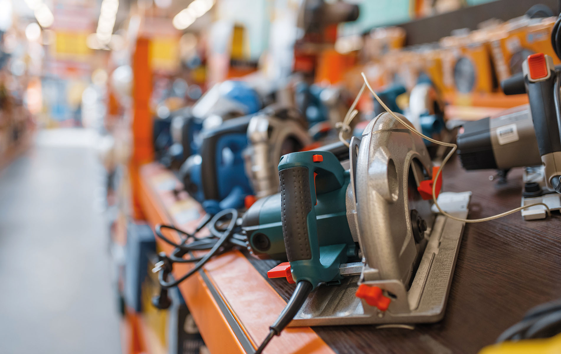 Inventaires dans une chaîne de magasins de bricolage